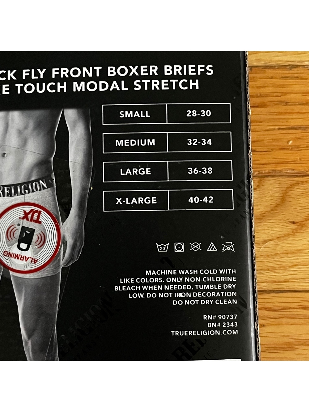 True Religion 4 Pack Fly Front Boxer Briefs Luxe Touch Modal Stretch Size Large - Picture 5 of 6